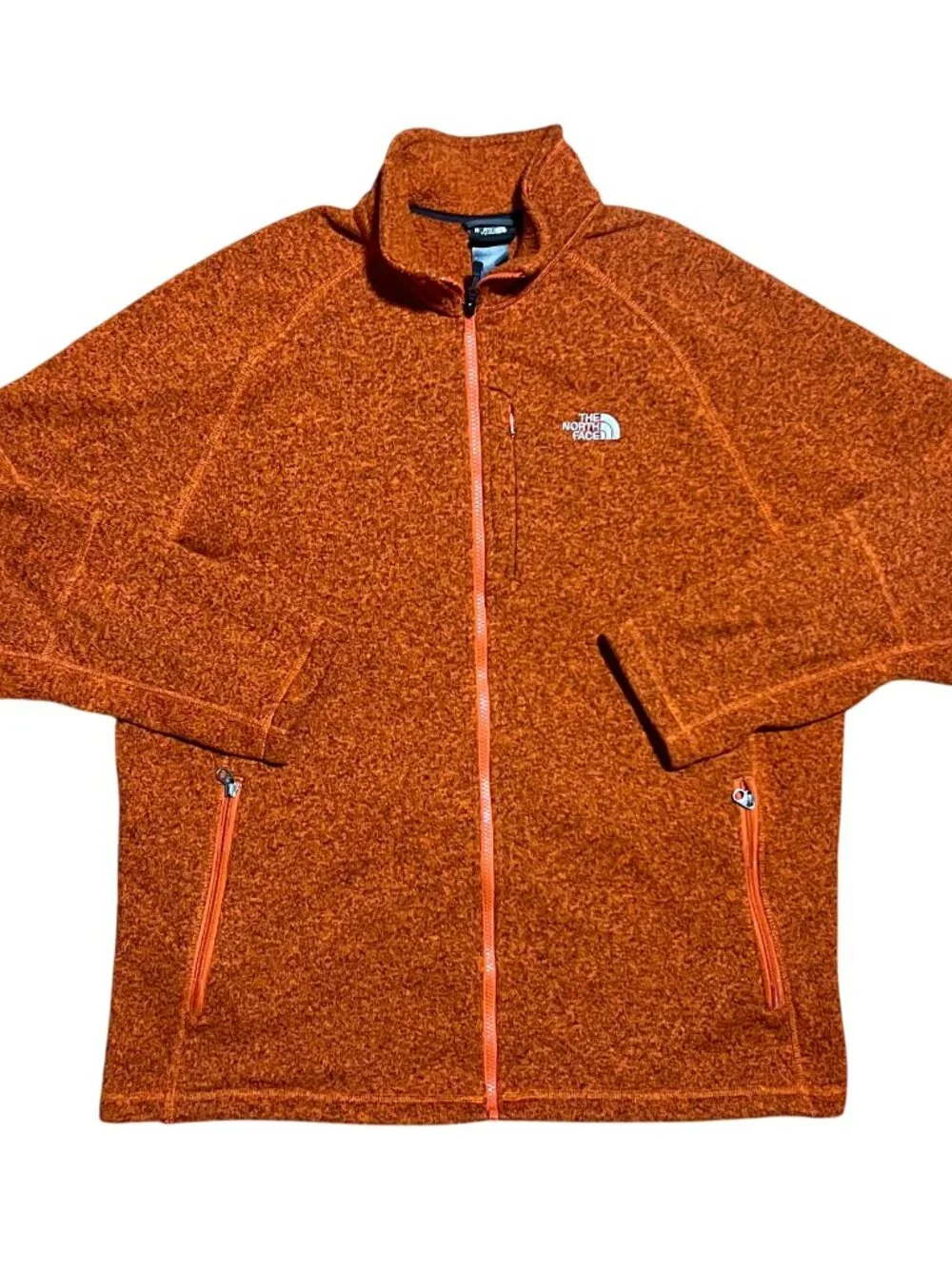 The North Face Gordon Lyons Full Zip Fleece Orange Jacket, Men's 2XLc